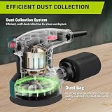 BOLTHO 320W Random Orbital Sander 6 Variable Speeds 13000RPM 125MM 15pc view 4
