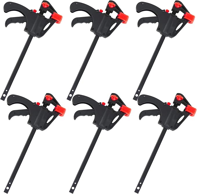 Carpenters One Handed Clamp Kit 195mm/7.8 Inch Ratchet F Clamp