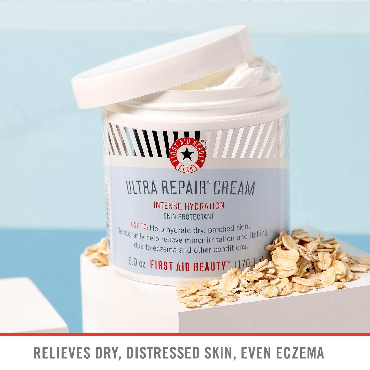 First Aid Beauty Ultra Repair Cream Intense Hydration Moisturizer for Face and Body - 6 oz. : Body Skin Care Products : Beauty
