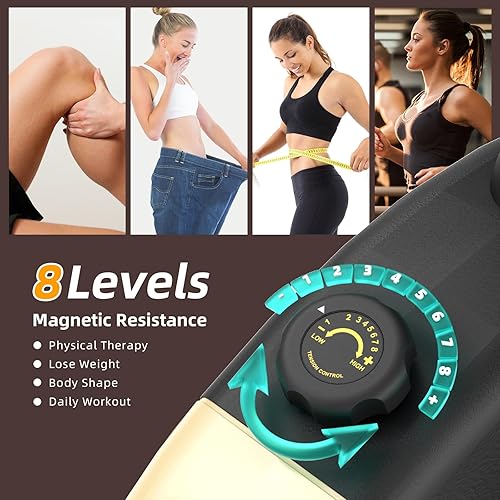 VANSWE Recumbent Exercise Bike for Home Seniors, with 400 LBS