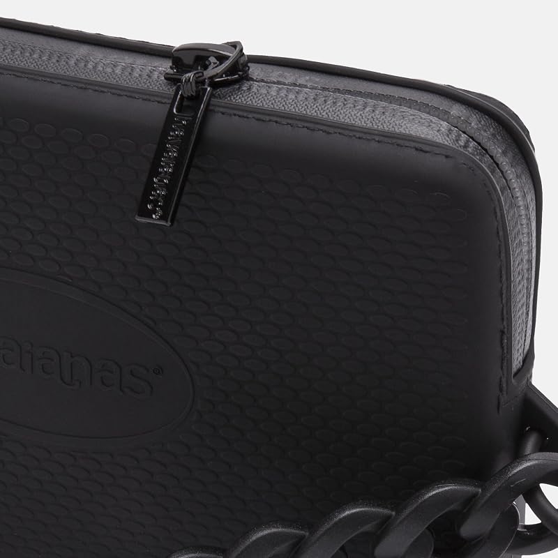 - Mini Bag Chain II, Borsa in Silicone Compatta ed Elegante da Donna con Cinturino da Polso e Chiusura Zip, Resistente all’Acqua