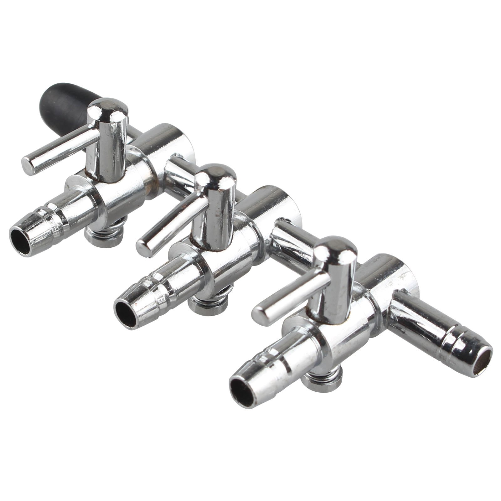 HALJIA 5MM 3 Way Aquarium Manifold Air Flow Pump Splitter Control lever Valve Airline Tube Connector