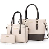 Montana West 3PCS Purses for Women Tote Bag and Wallet Set Shoulder Satchel Handbags