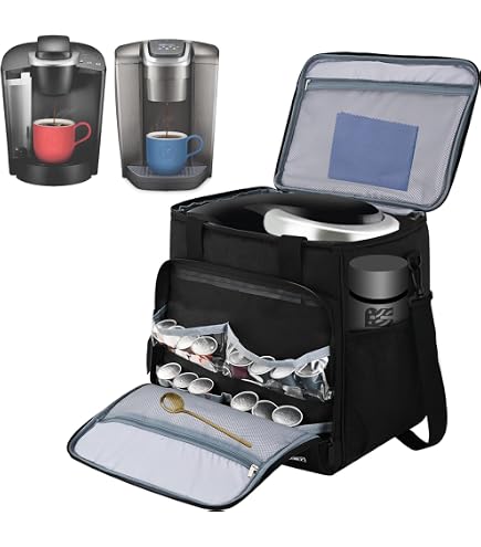 Borsa Da Viaggio BAGSPRITE Per Macchina Da Caffè Keurig K-Classic: Protettiva Con Tasche Per Capsule