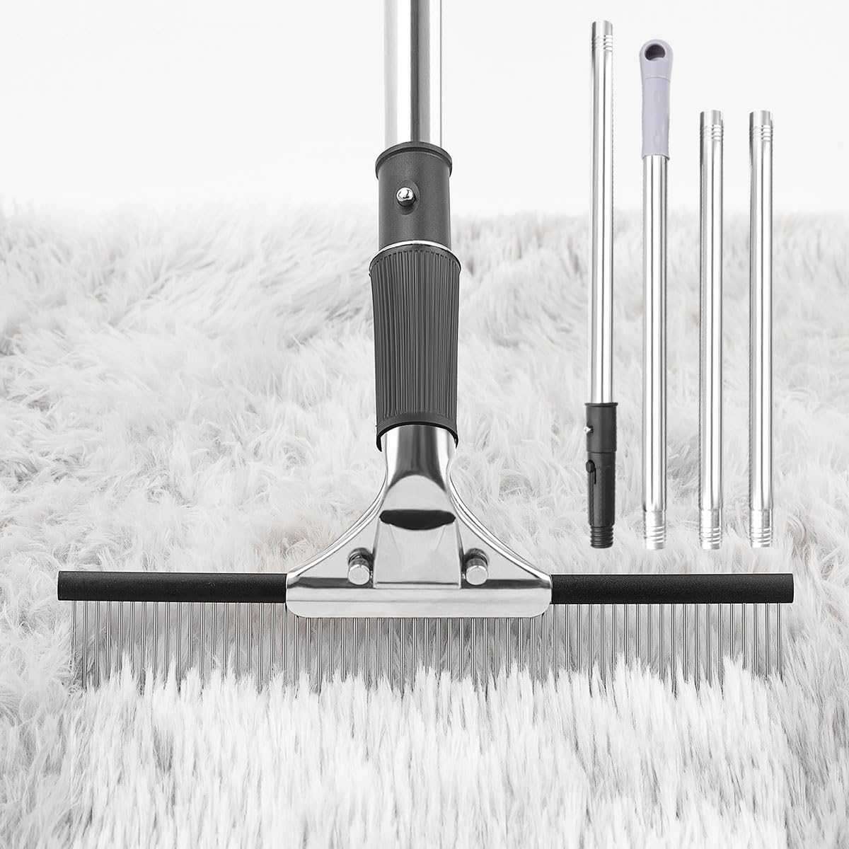 Astfys Big Carpet Rake, Making Carpets Fluffy Again, Clean Hair, Let Carpet Restore Softness