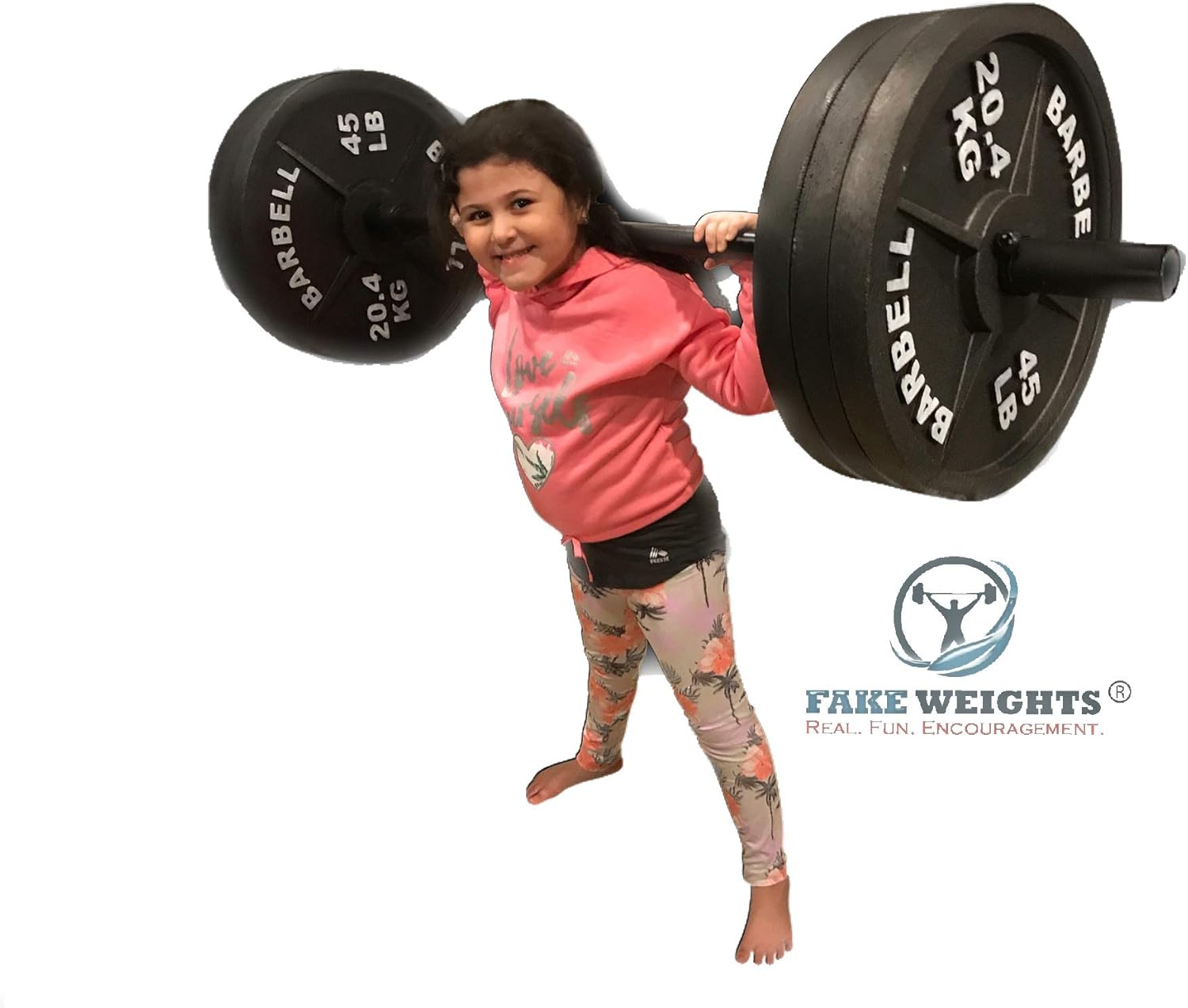 Amazon.com : Fake Weights Fake Not 45lb 