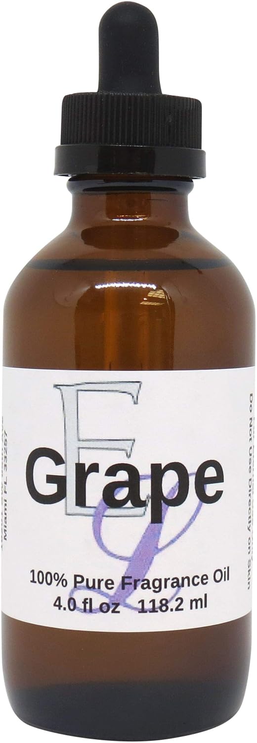 Grape Fragrance Oil by Eclectic Lady, 4 oz, Premium Grade