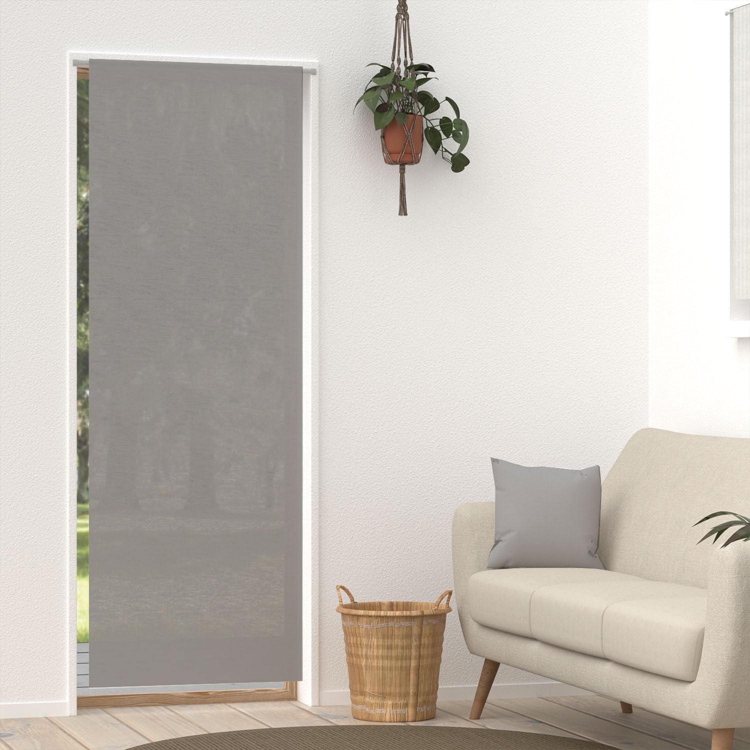 Soleil d'ocre Curtain 70 x 200 cm Grey