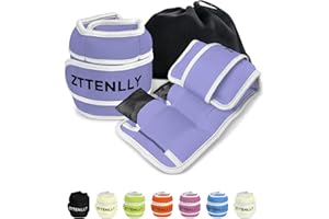 ZTTENLLY Adjustable Ankle Weights for Women Men and Kids | 1 Pair 5 10 15 18 20 Lbs Leg Wrist Ankle Weight Straps for Yoga, Walking, Running, Aerobics, Gym, Dance, Pilates, Cardio