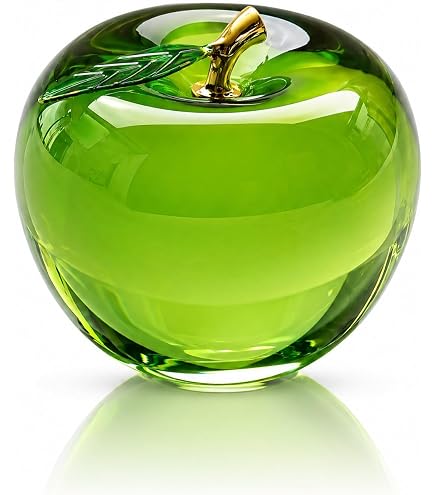 Amazon.com: DOJOZ K9 Crystal Apple Paperweight Craft Decoration