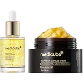 medicube Deep Vita C Capsule Serum &amp; Cream Duo: Liposome Vita C Capsule Serum and Vita C Capsule Cream | Hydrating Vitamin C Capusle for Dull, Uneven-Looking Skin