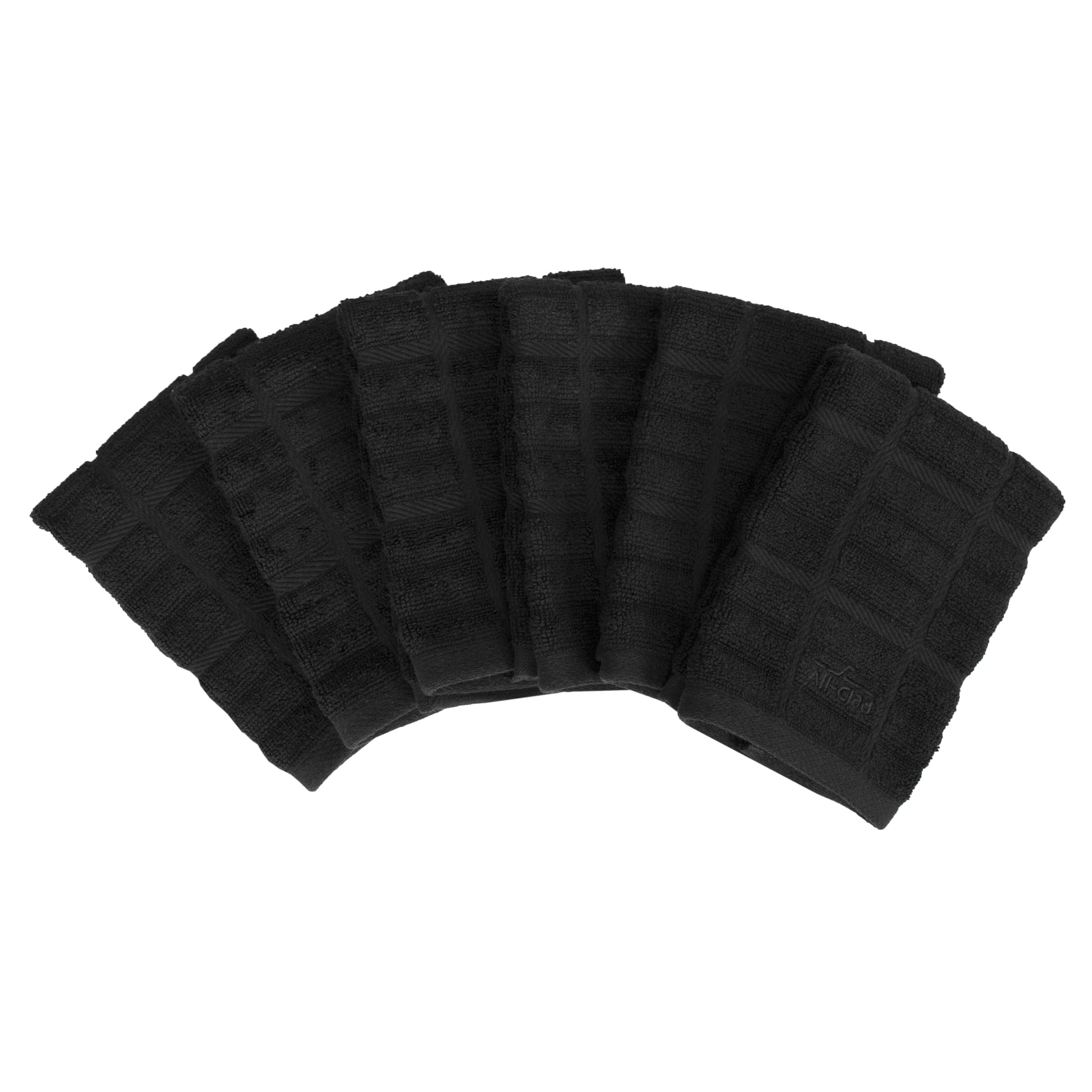 All-Clad 89314 Terry Dish Cloth, Cotton, Black