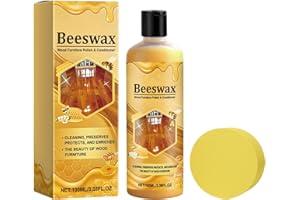 Furniture Wax for Wood,100ml Natural Shine Restorer - Wax for Wood - for Remove Dust and Brighten Floor Cutting Board Laminat