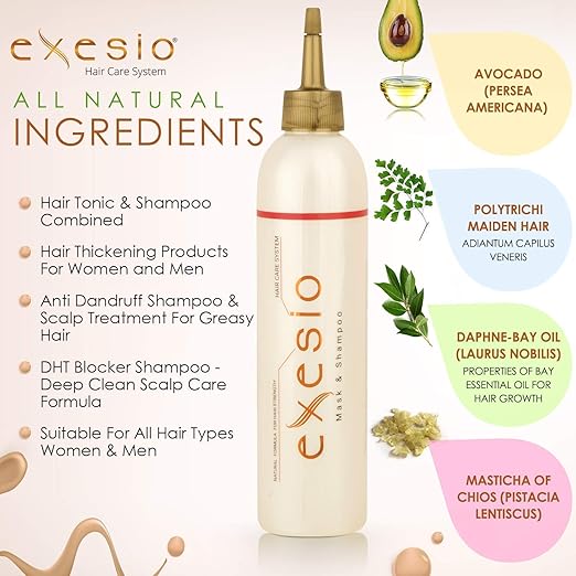 Exesio Hair Loss Shampoo Hair Growth Shampoo Suitable For