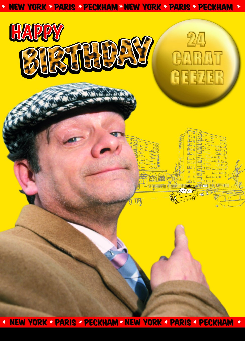 Only Fools and Horses OF002 General Birthday Card Multi,210 x 290 mm