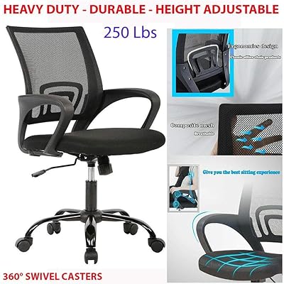 Ergonomic 300lbs Swivel Office Chair with Lumbar Nigeria Ubuy