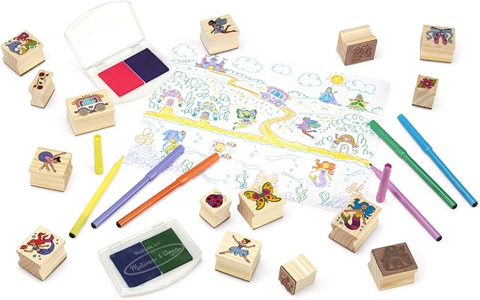 melissa and doug fairy stamp set