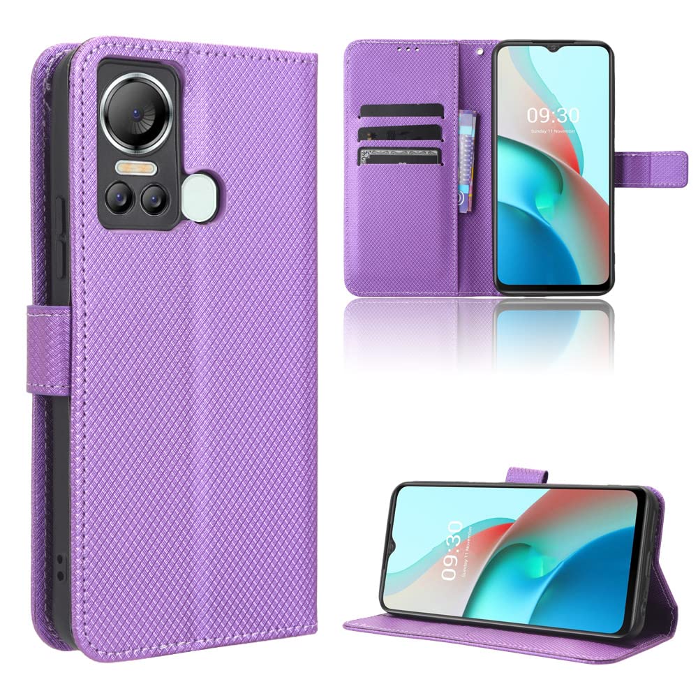 BAILI Wallet Case for Itel S18/S663L Case, Diamond Leather Phone Case Compatible with Itel S18/S663L, Credit Card Slots and Flip Stand, Diamond04