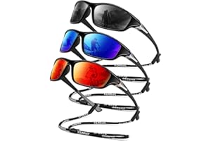 OUKEMAX Polarized Sunglasses Men, Sports Sun Glasses Womens UV400 Protection for Fishing Running Driving