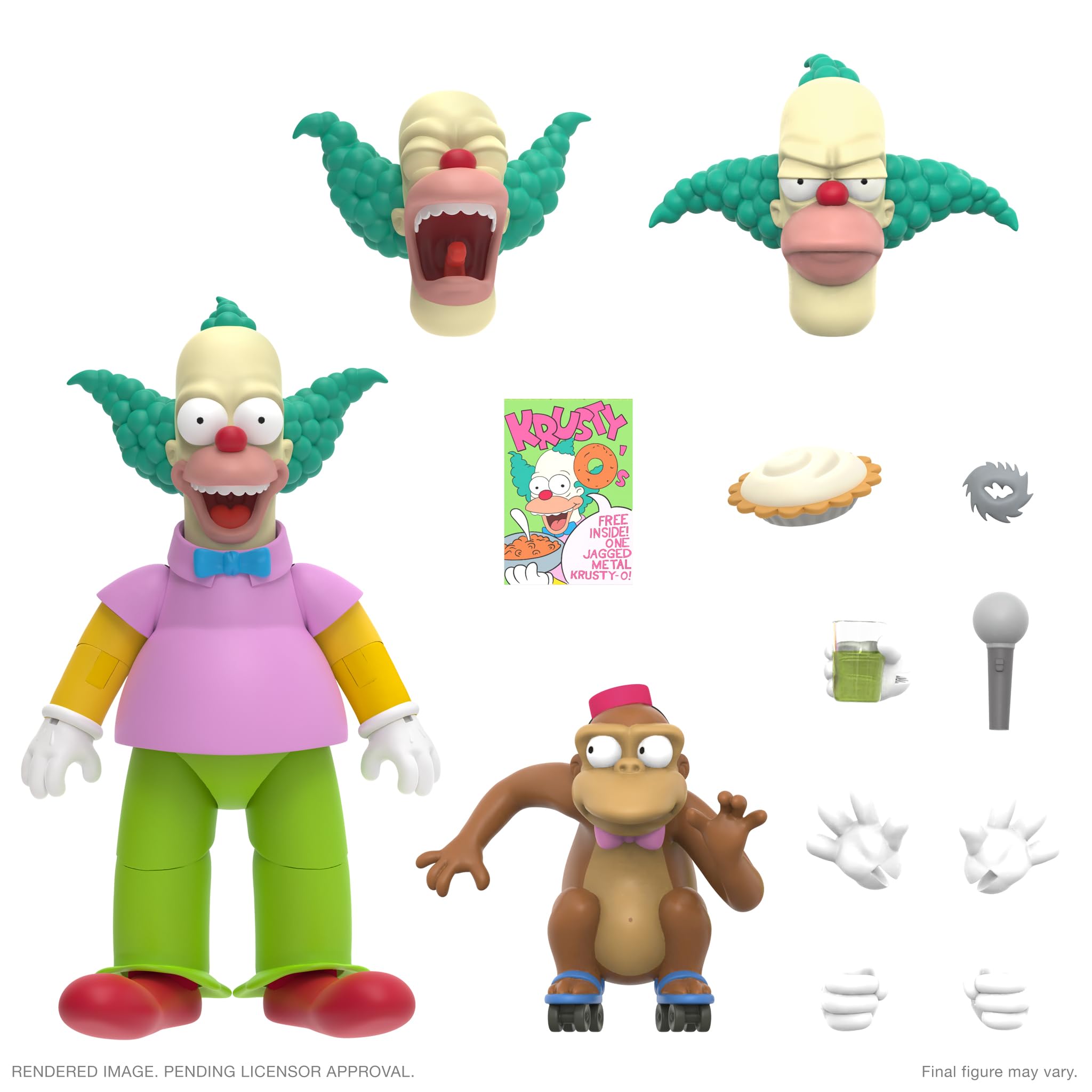 Super7 finaliza The Simpsons Krusty The Clown - 7 The Simpsons Action Figura con accesorios Classic TV Collectibles y Juguetes Retro Super7 finaliza The Simpsons Krusty The Clown - 7 The Simpsons Action Figura con accesorios Classic TV Collectibles y Juguetes Retro