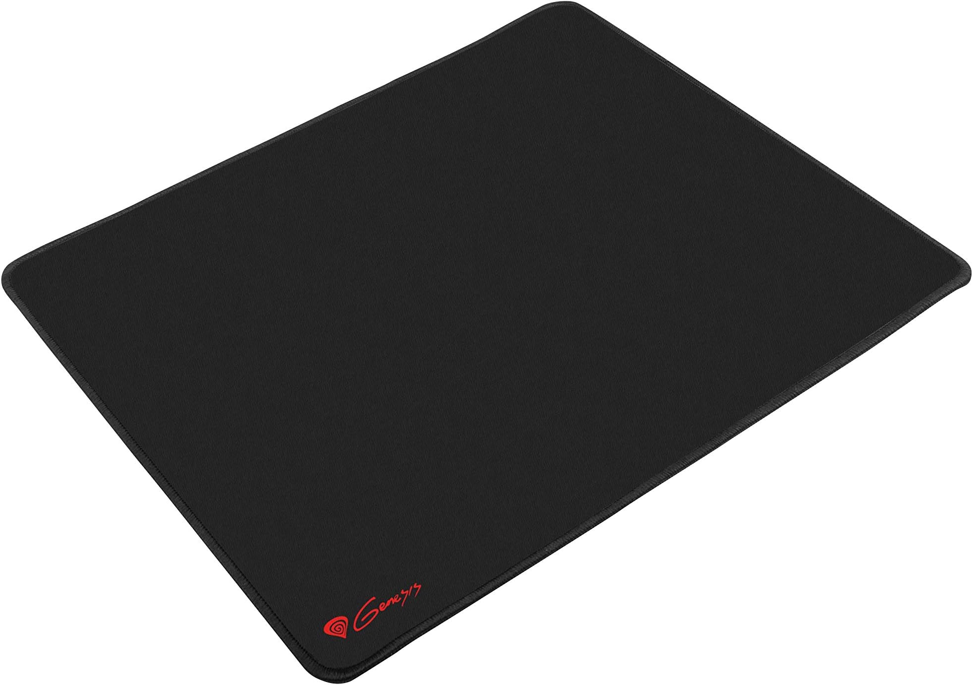 GenesisNatec M12 Midi Black Mouse Mat - Mouse Mat (Black, Monótono, Fabric, Universal, 400 mm, 330 mm)