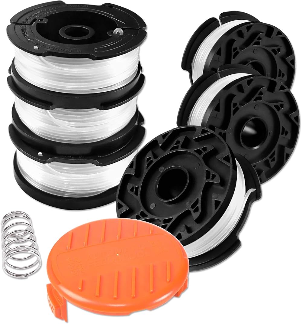 Uchidodo Strimmer Spool for Black and Decker 6 Spools 30 ft 0.065 in