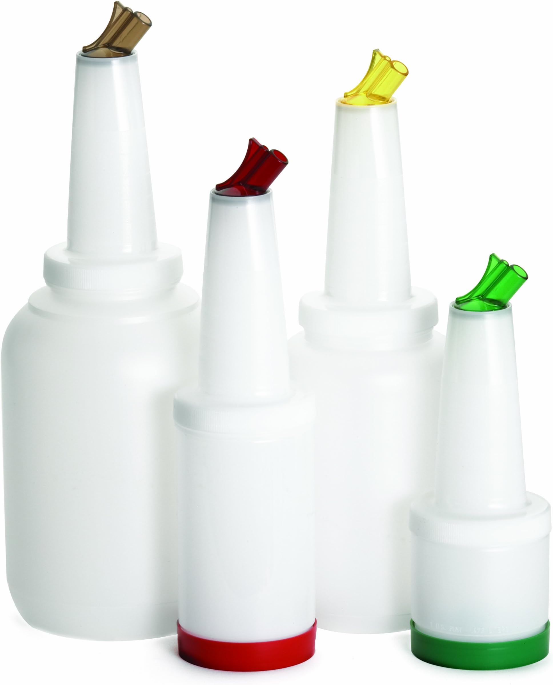 Tablecraft PourMaster Complete 1 Qt Pourer w/ Assorted Color Caps