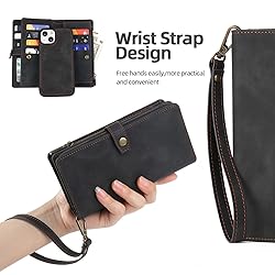 TwoHead for iPhone 14 Plus Wallet Case with Card