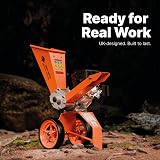 Forest Master FM6DD Wood Chipper 6HP Petrol Self-Feeding 50mm Chips view 5