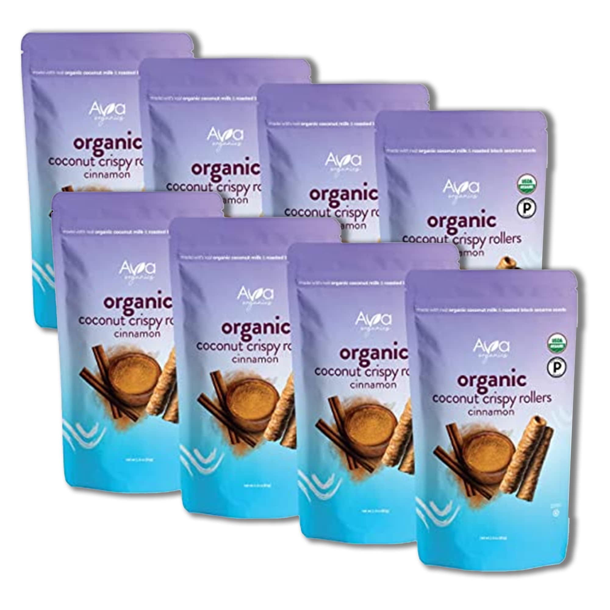 Cinnamon Coconut Crispy Rollers (2.8 oz bags) Ava