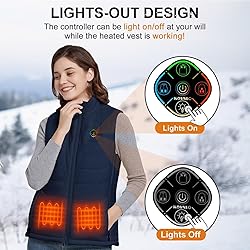KOVNLO Womens Heated Vest, 5 in 1 Smart