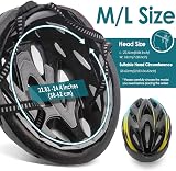 Victgoal Adults Bike Helmet with Detachable Goggle Visor and LED Rear Light view 7