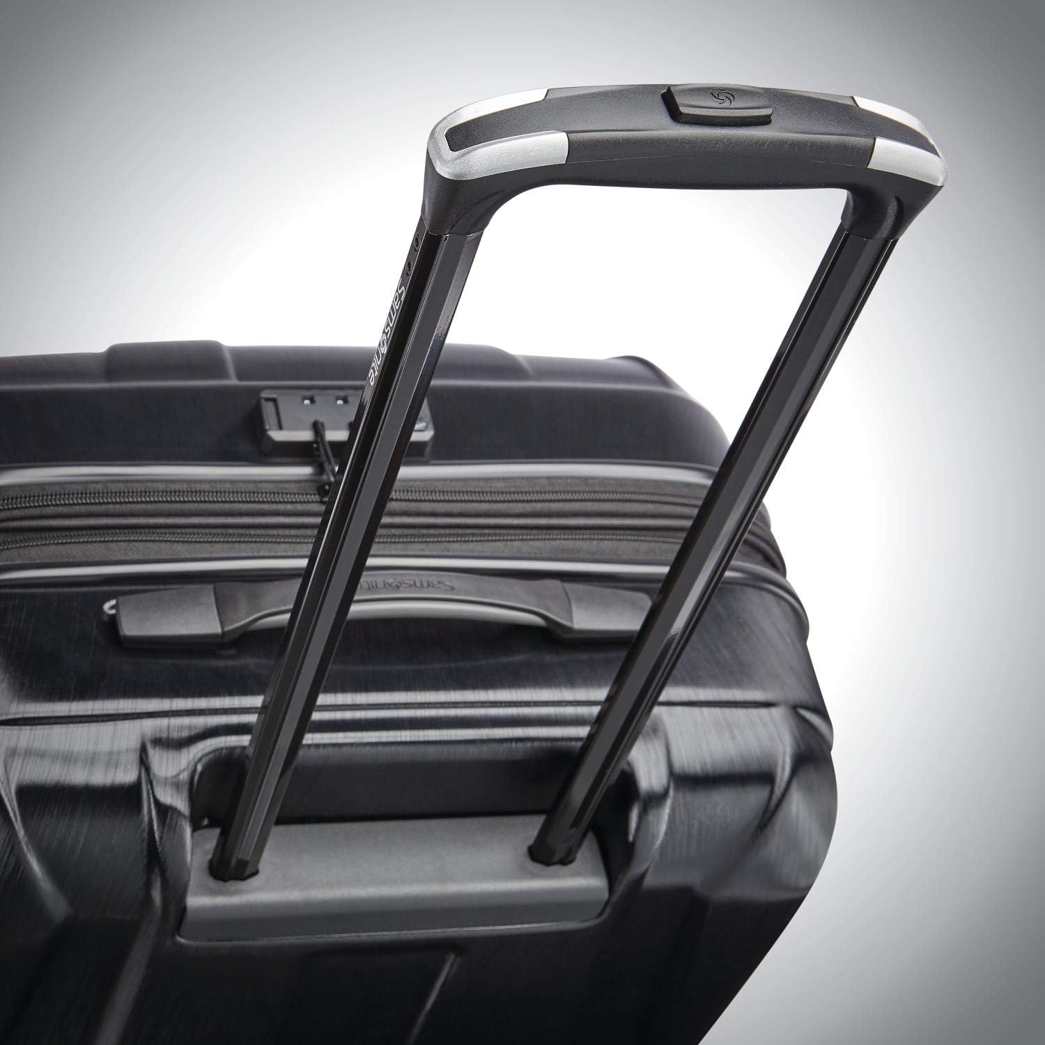 Samsonite Centric 2 Hardside Expandable Luggage with Spinner Wheels, Black, 3-Piece Set (20/24/28)