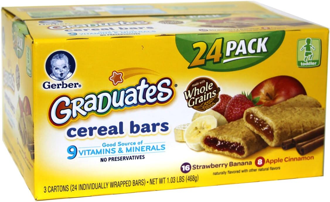 gerber cereal bars