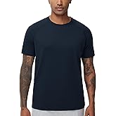 THE GYM PEOPLE Men's Workout T-Shirts Short Sleeve Breathable UPF 50+ Outdoor Athletic Running Tee Tops