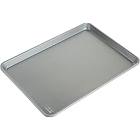 Chicago Metallic Commercial II Traditional Uncoated 16-3/4 by 12-Inch Jelly-Roll Pan, Set of 2 -