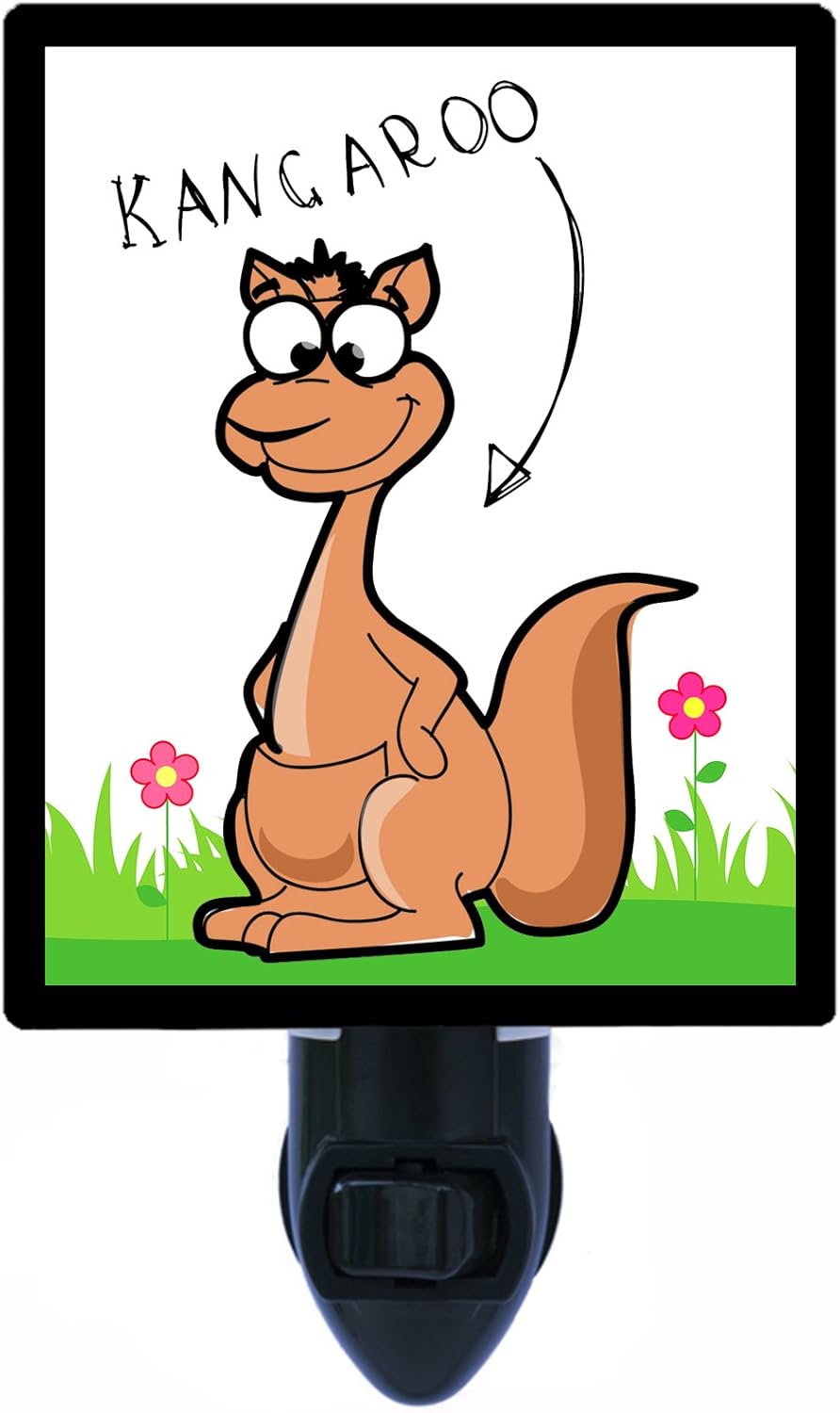 Amazon Com Night Light Kid Cartoon Kangaroo Kids Animals Children Furniture Decor amazon com