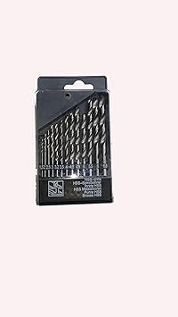 High Speed Drill Bits for Wood, Malleable Iron, Aluminium, Plastic - Set of 13 Pieces