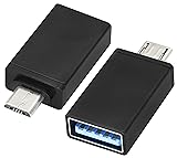 AAOTOKK OTG Micro to USB Adapter, Aluminum Alloy
