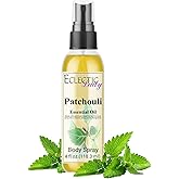 Eclectic Lady Body Spray Women, 4 Oz, Double Strength Patchouli Body Mist with Long-Lasting Fragrance, Earthy & Clean Scent Reminiscent of the 1960s & 70s, Light, Subtle Perfume with Wood Notes,