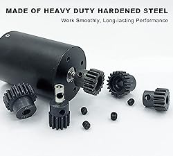 HOPLEX 32P 5mm Hardened Metal Pinion Motor Gear Set