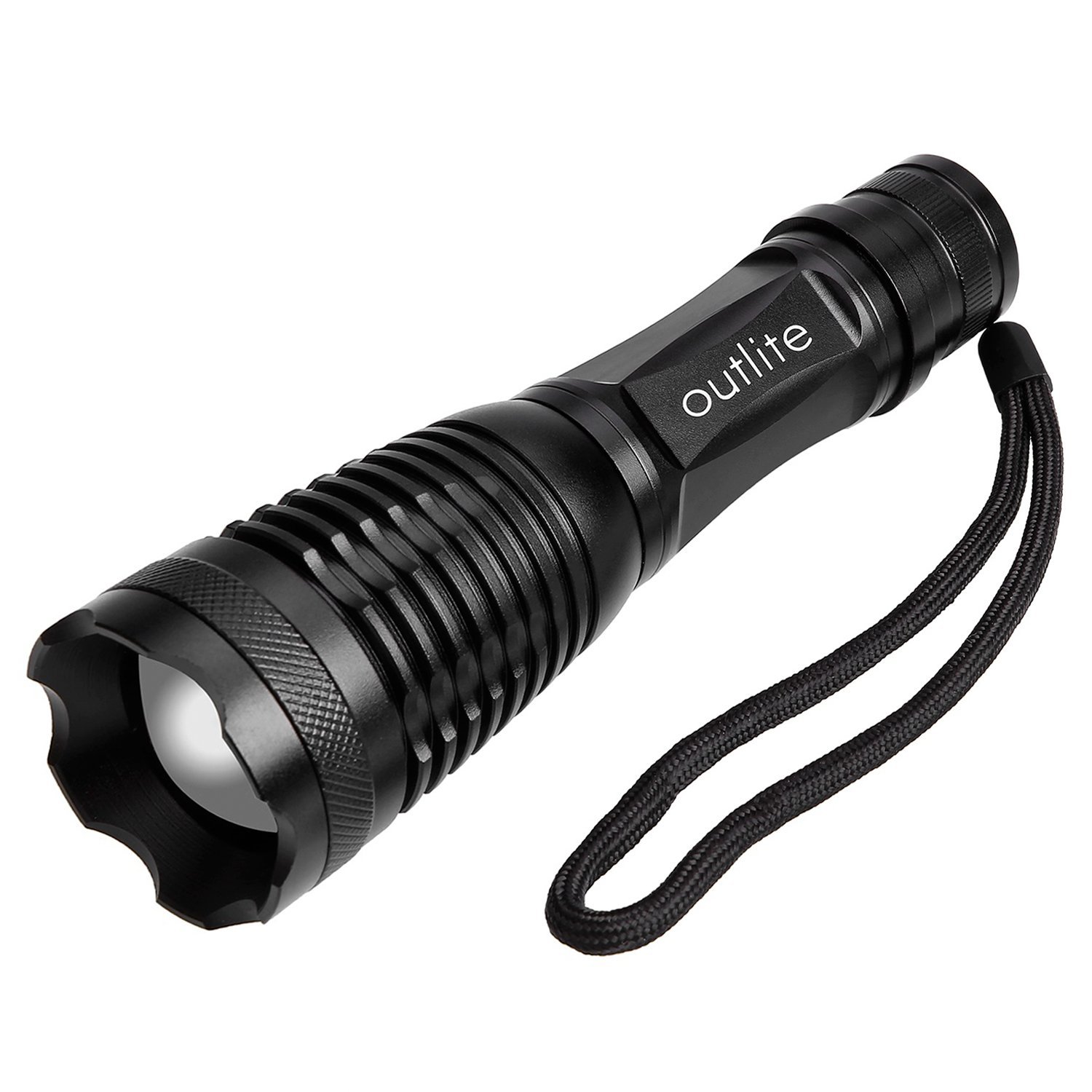 Outlite E6 High Powered Tactical Flashlight Bright LED Handheld