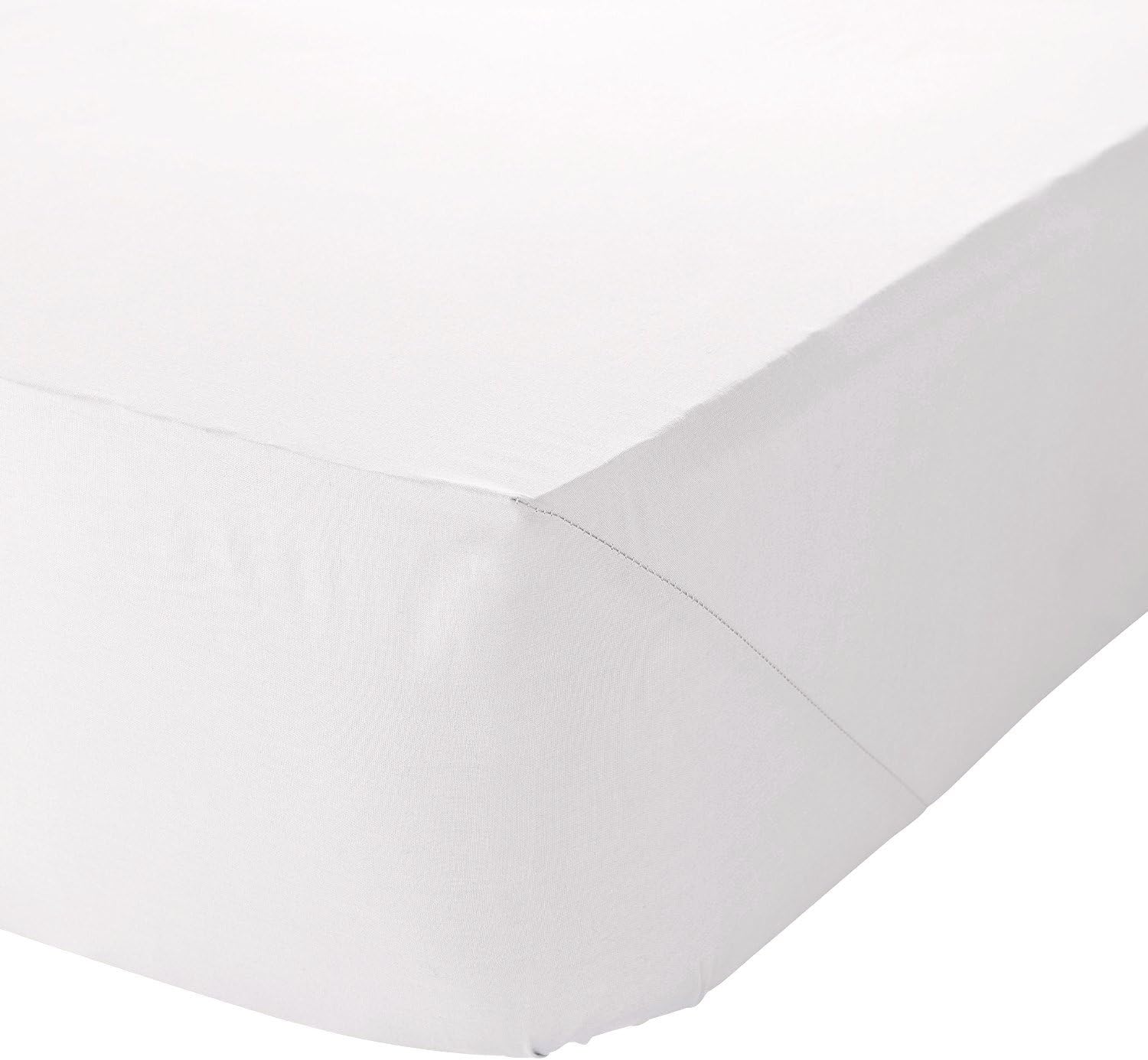 The House Of Emily King Size Fitted Sheet White 18inch Deep Fully