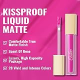 Oulac Matte Liquid Lipstick Pink M06 Vegan Long Lasting Lip Tint view 6