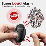 SUNMAY Personal Alarm 5 Pack 140dB LED Light Self-Defense Keychain view 4