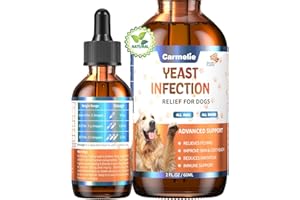 Carmelie Natural Yeast Relief for Dogs, Support Healthy Itch Relief, Ear Paw Discomfort Care, Itch Relief for Dog, Allergy Su