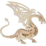wooden puzzle dragon