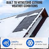 ECO-WORTHY 520W Solar Wind Kit: 400W Turbine + 120W Solar Panel for 12V Off Grid view 8
