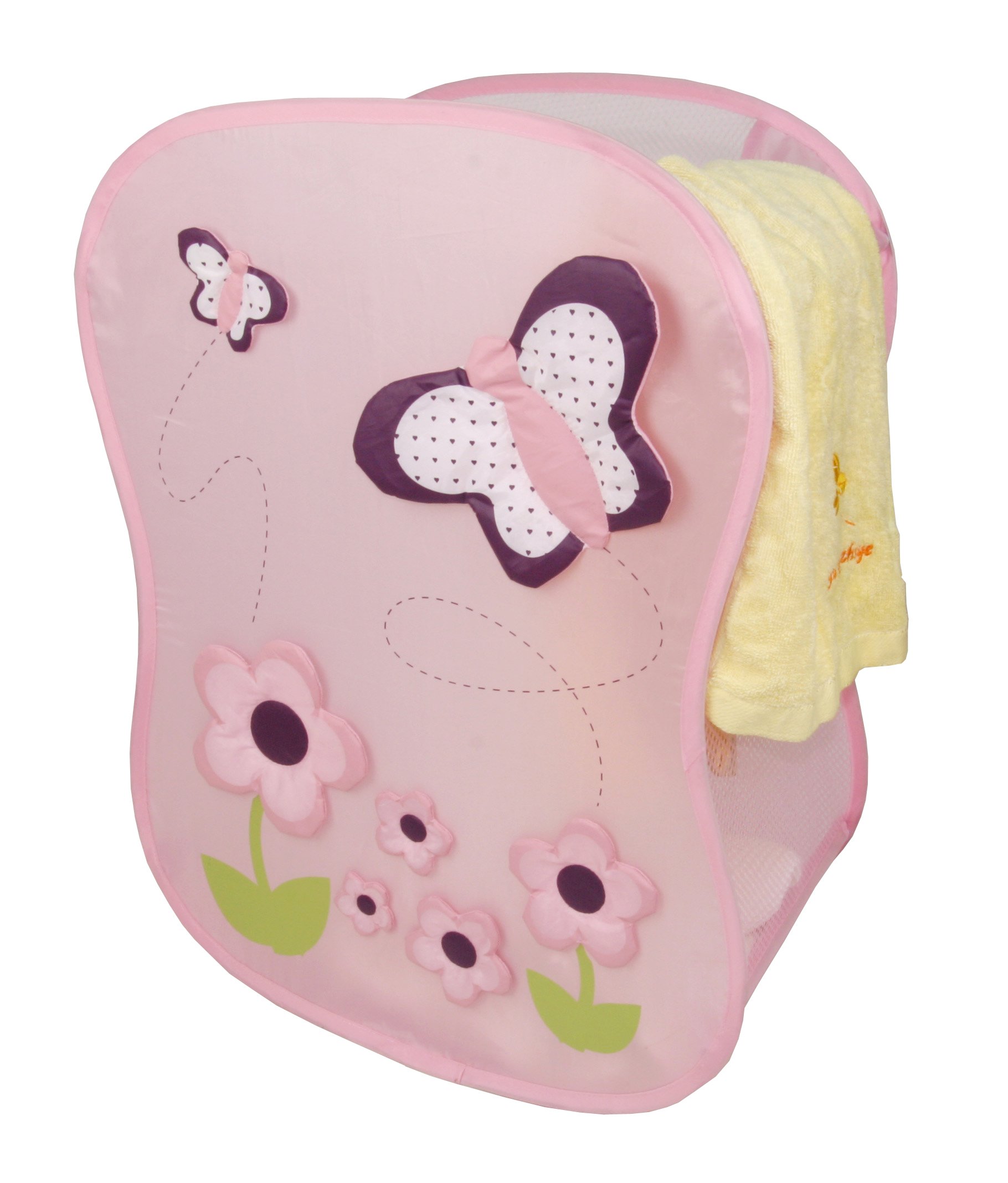GEENNY Boutique 13 Piece Crib Bedding Set, Pink Butterfly