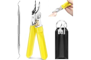 GJNL Ingrown Nail Clipper - 2026 Eagle Beak Beveled Wide Jaw Opening Toenails Clipper, Slant Curved Blade Podiatrist Toe Nail Clippers for Women and Men